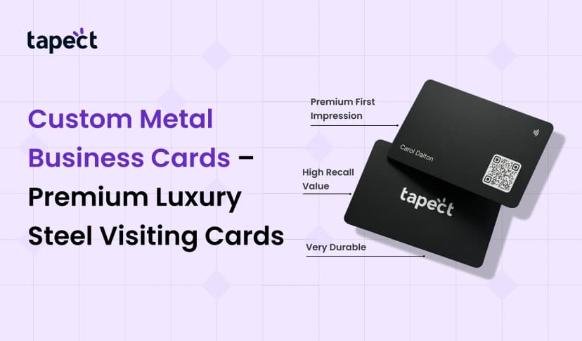 Custom Metal Business Cards – Premium Luxury Steel Visiting Cards